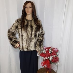 Noriko Faux Fur Jacket - Size Medium - NWT